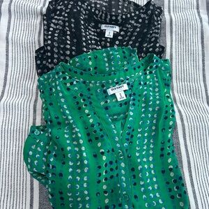 Old Navy Green and Black Women's Tops